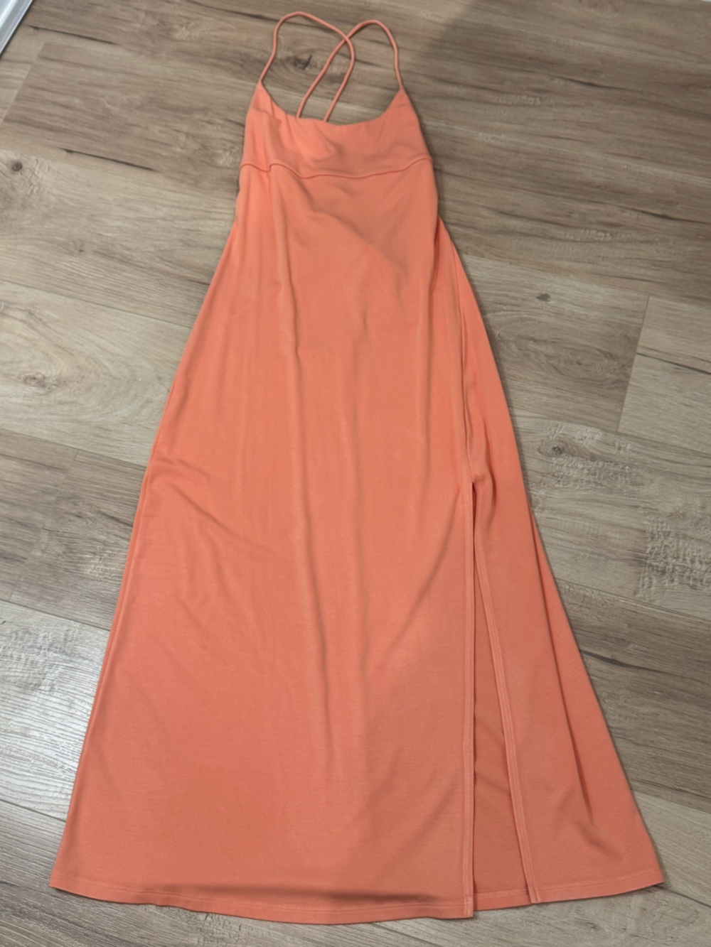 Aritzia Wilfred line Coral-Orange Maxi Skirt